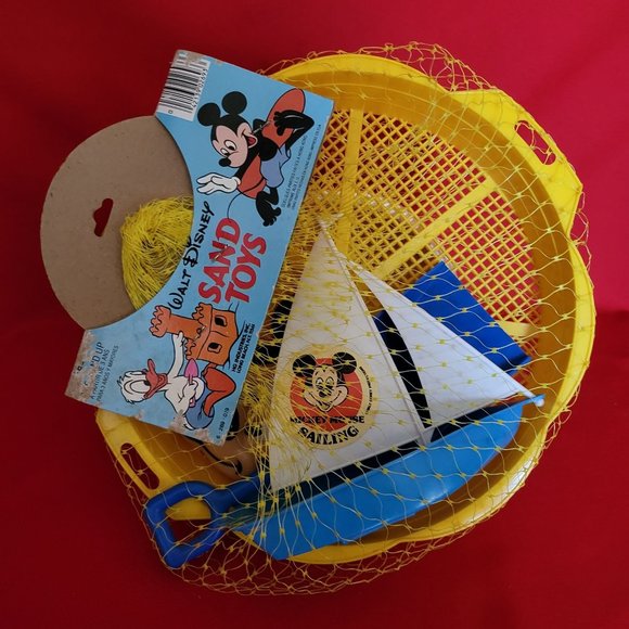 Walt Disney Toys Vintage Walt Disney Mickey Mouse Sailing Sand Toys